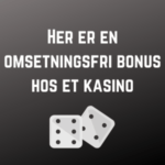 kasino bonus omsettningsfri