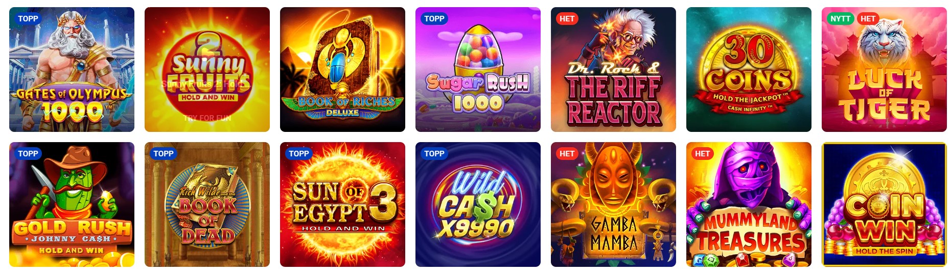 Rocketspin Spillutvalg