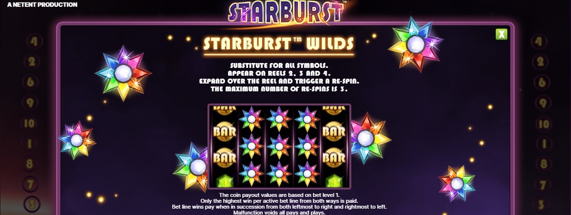 Wild-symboler i starburst