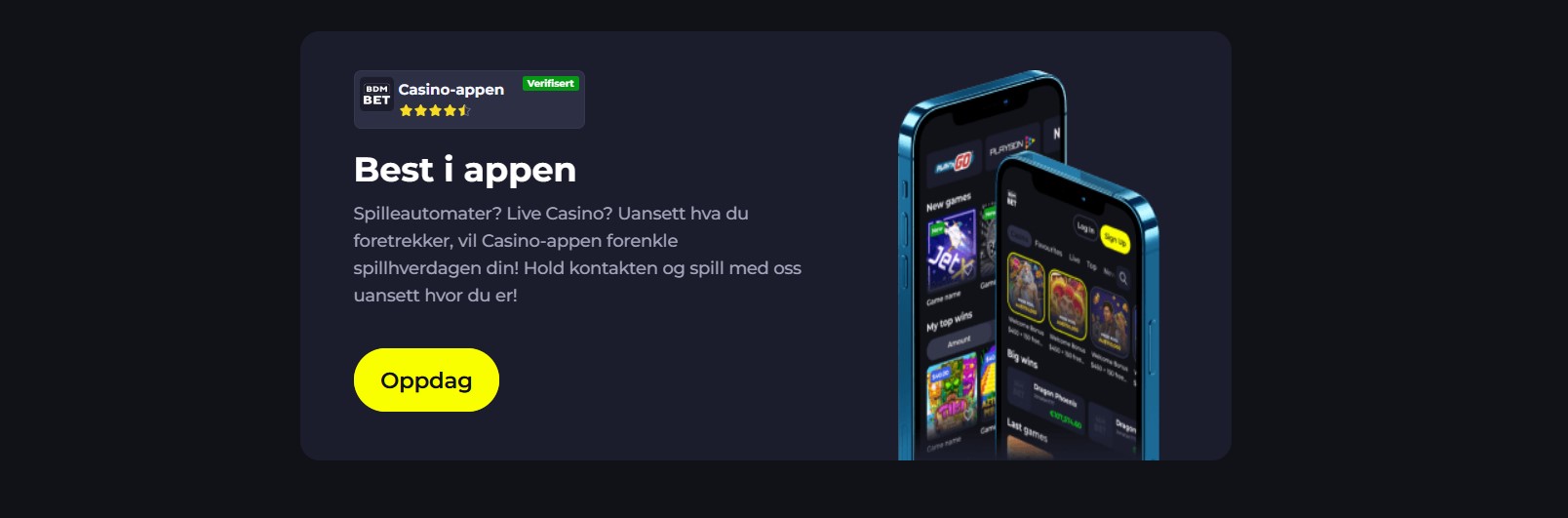 Last ner BDMBet appen