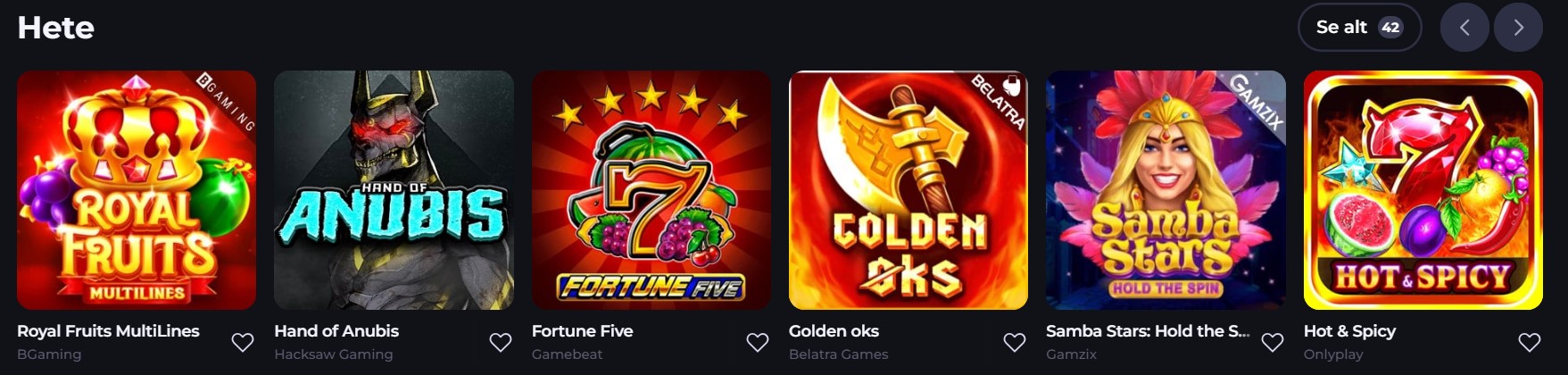 BDMBet Spilleautomater