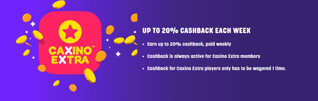 Caxino Casino cashback-tilbud