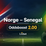 Lilibet oddsboost på Norge mot Senegal